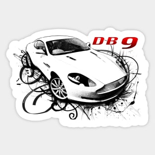 Aston Martin DB9 Sticker